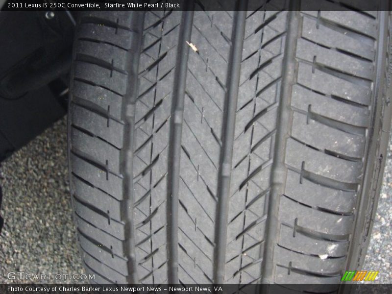 Starfire White Pearl / Black 2011 Lexus IS 250C Convertible