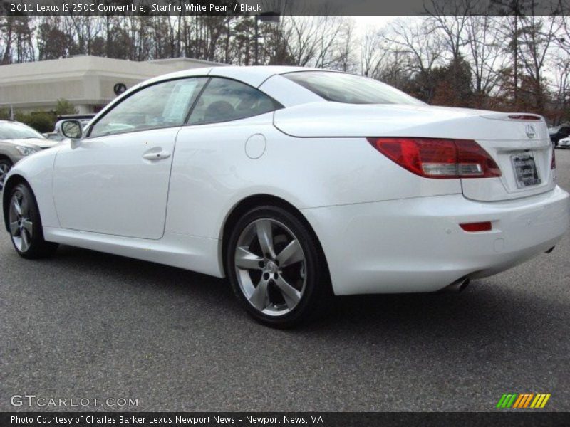 Starfire White Pearl / Black 2011 Lexus IS 250C Convertible