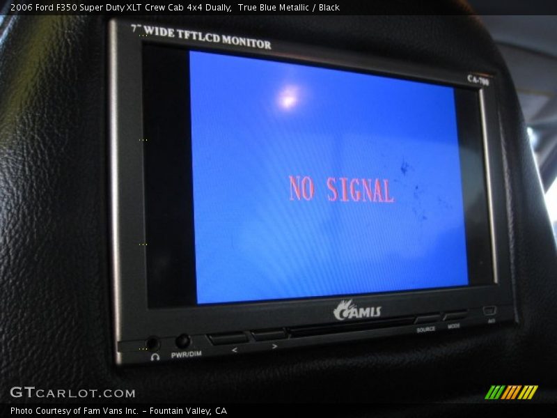 True Blue Metallic / Black 2006 Ford F350 Super Duty XLT Crew Cab 4x4 Dually