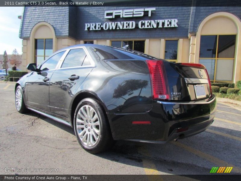 Black Ice Metallic / Ebony 2011 Cadillac CTS 3.0 Sedan