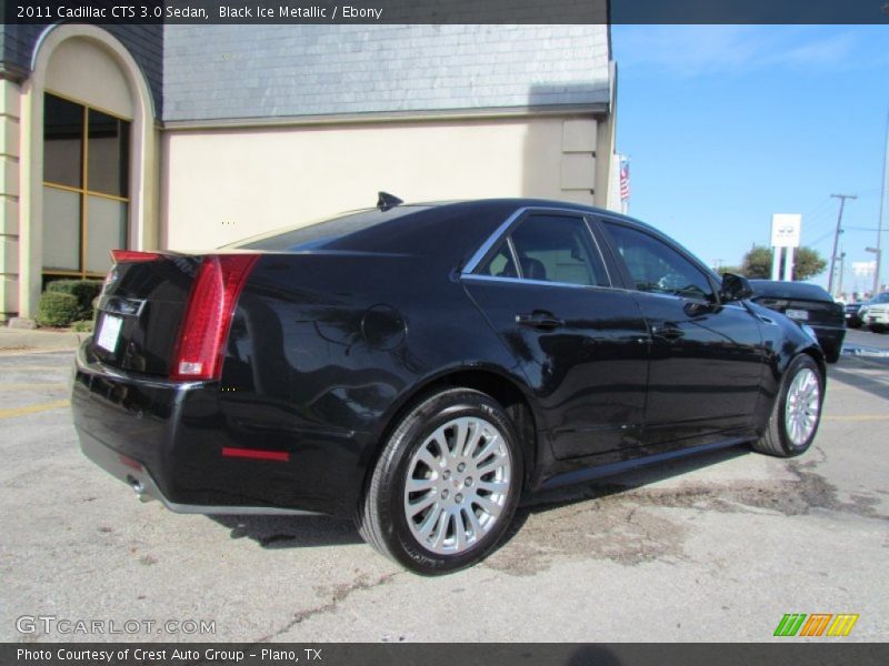 Black Ice Metallic / Ebony 2011 Cadillac CTS 3.0 Sedan