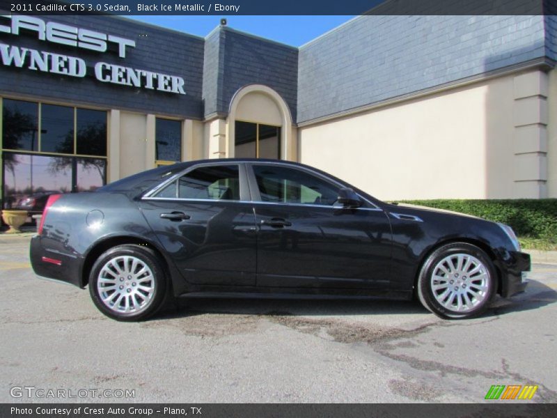 Black Ice Metallic / Ebony 2011 Cadillac CTS 3.0 Sedan