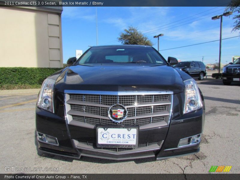 Black Ice Metallic / Ebony 2011 Cadillac CTS 3.0 Sedan