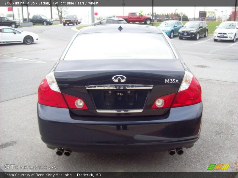 Twilight Blue Pearl / Wheat 2006 Infiniti M 35x Sedan