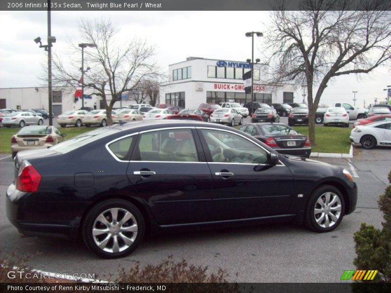 Twilight Blue Pearl / Wheat 2006 Infiniti M 35x Sedan