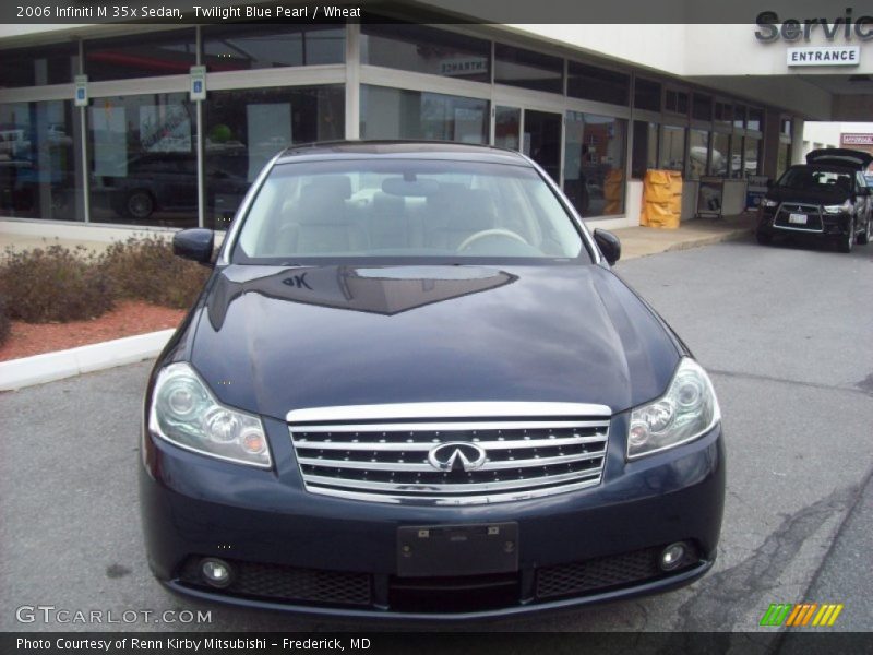 Twilight Blue Pearl / Wheat 2006 Infiniti M 35x Sedan
