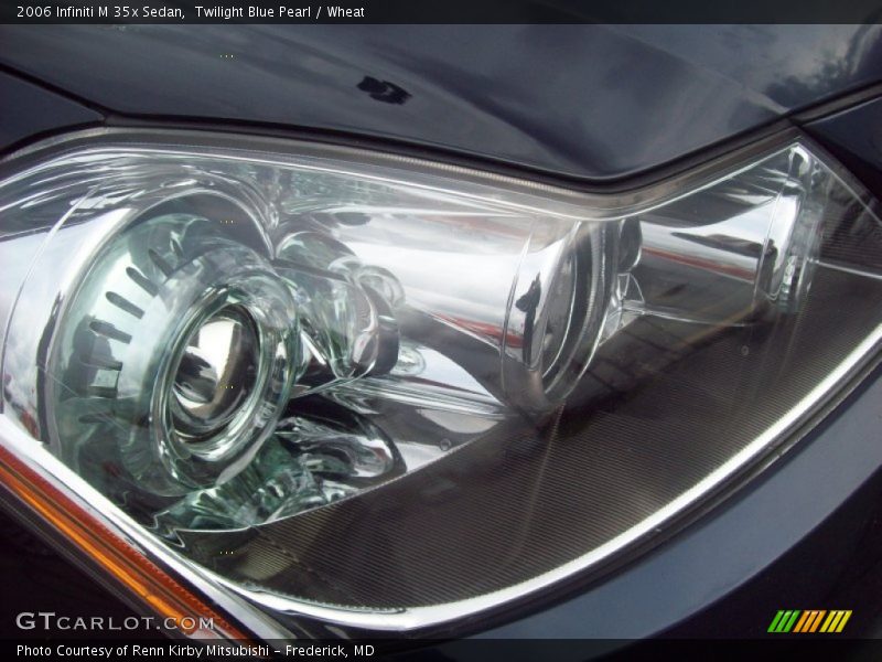 Twilight Blue Pearl / Wheat 2006 Infiniti M 35x Sedan