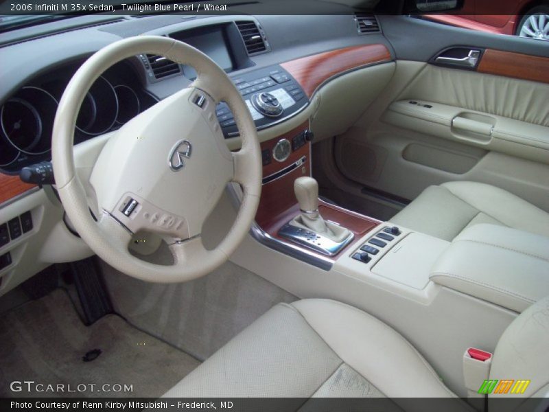 Twilight Blue Pearl / Wheat 2006 Infiniti M 35x Sedan