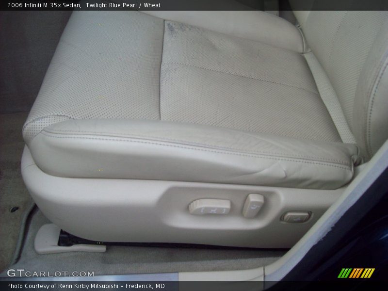Twilight Blue Pearl / Wheat 2006 Infiniti M 35x Sedan
