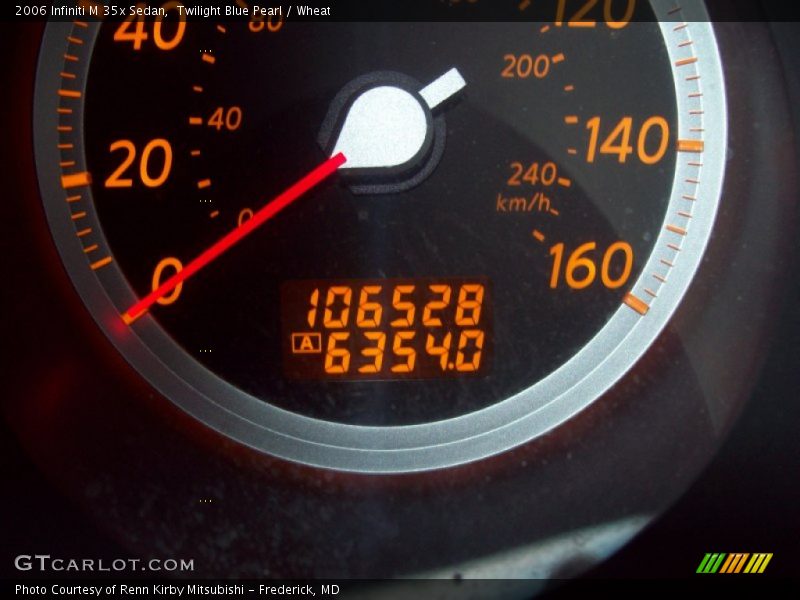 Twilight Blue Pearl / Wheat 2006 Infiniti M 35x Sedan