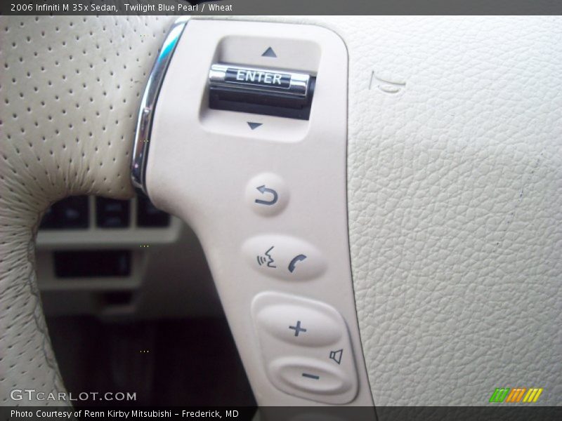 Twilight Blue Pearl / Wheat 2006 Infiniti M 35x Sedan