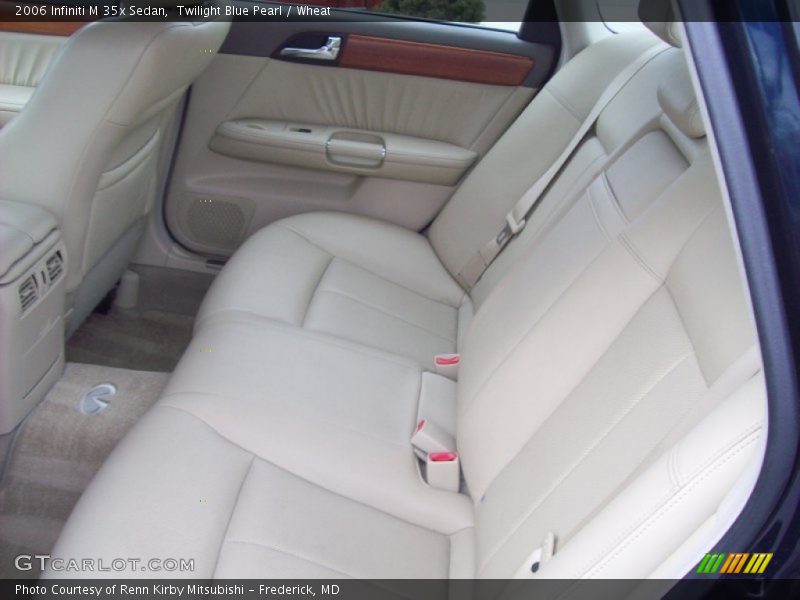 Twilight Blue Pearl / Wheat 2006 Infiniti M 35x Sedan