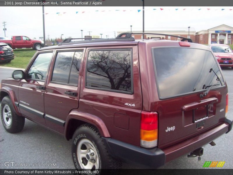 Sienna Pearlcoat / Agate 2001 Jeep Cherokee Sport 4x4