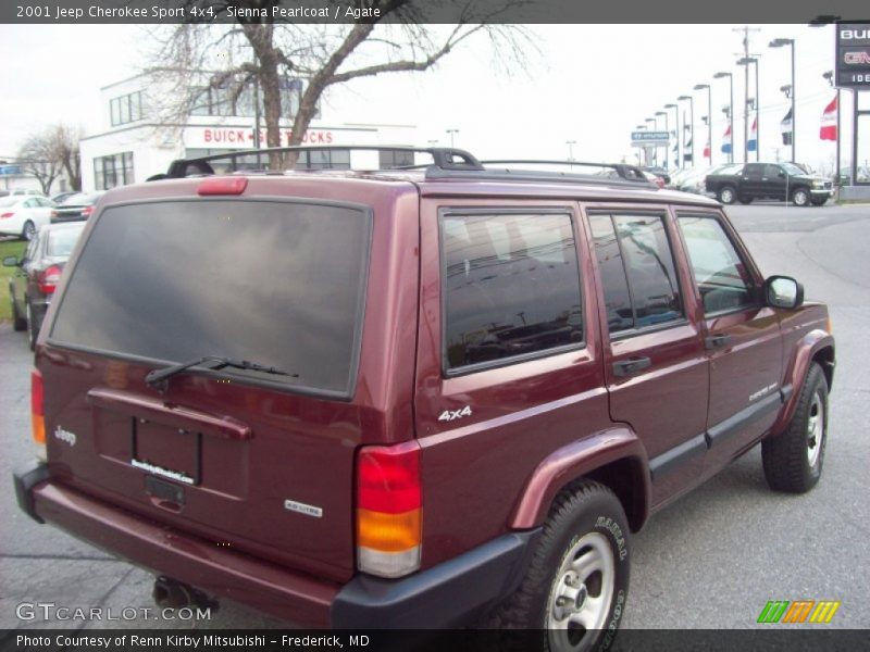 Sienna Pearlcoat / Agate 2001 Jeep Cherokee Sport 4x4