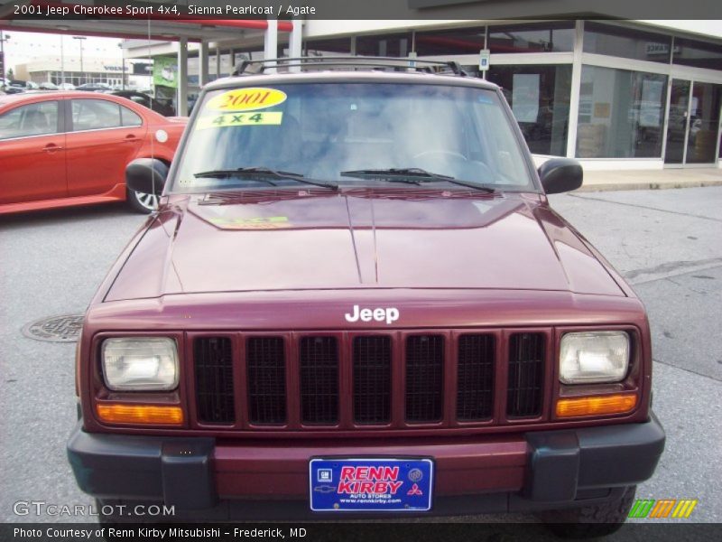 Sienna Pearlcoat / Agate 2001 Jeep Cherokee Sport 4x4