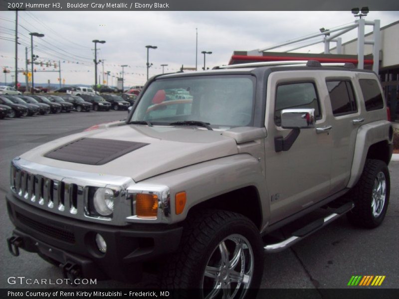 Boulder Gray Metallic / Ebony Black 2007 Hummer H3