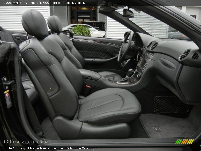  2006 CLK 500 Cabriolet Black Interior