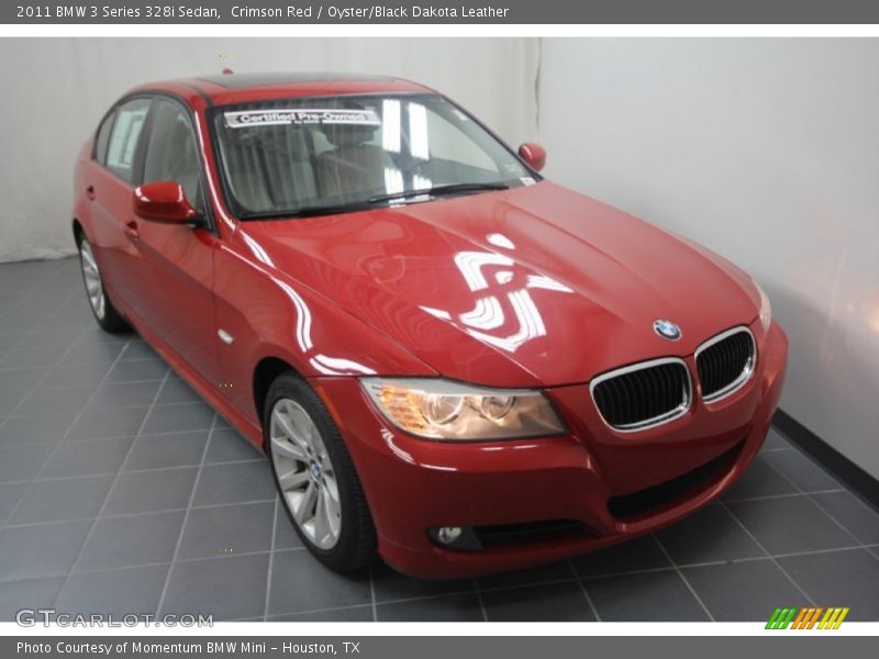Crimson Red / Oyster/Black Dakota Leather 2011 BMW 3 Series 328i Sedan