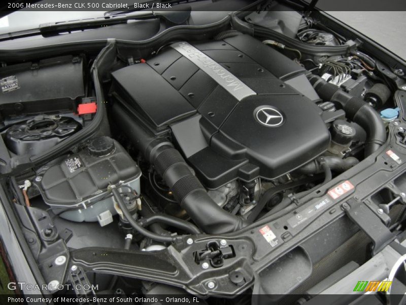  2006 CLK 500 Cabriolet Engine - 5.0 Liter SOHC 24-Valve V8