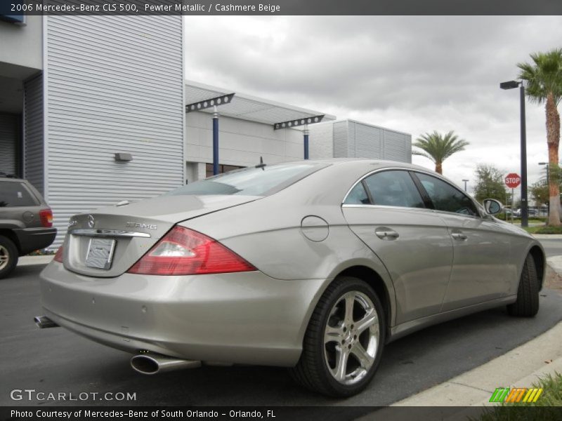 Pewter Metallic / Cashmere Beige 2006 Mercedes-Benz CLS 500