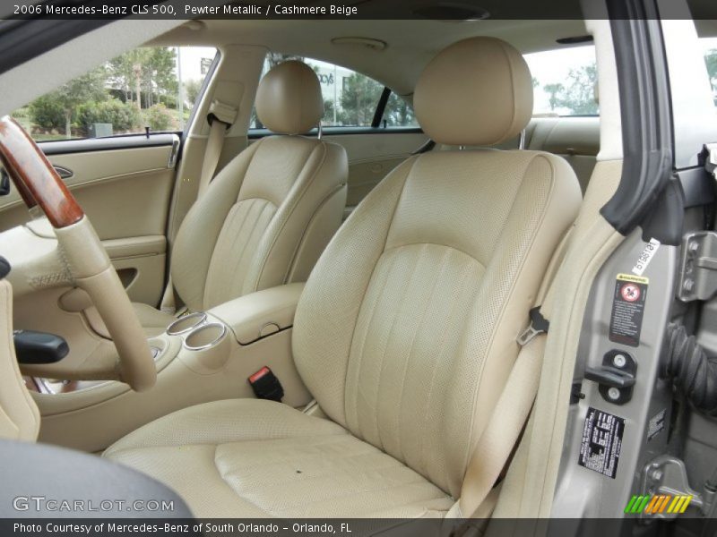 Pewter Metallic / Cashmere Beige 2006 Mercedes-Benz CLS 500