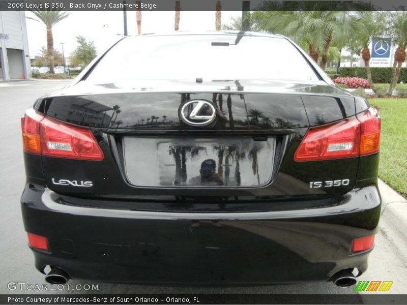 Black Onyx / Cashmere Beige 2006 Lexus IS 350