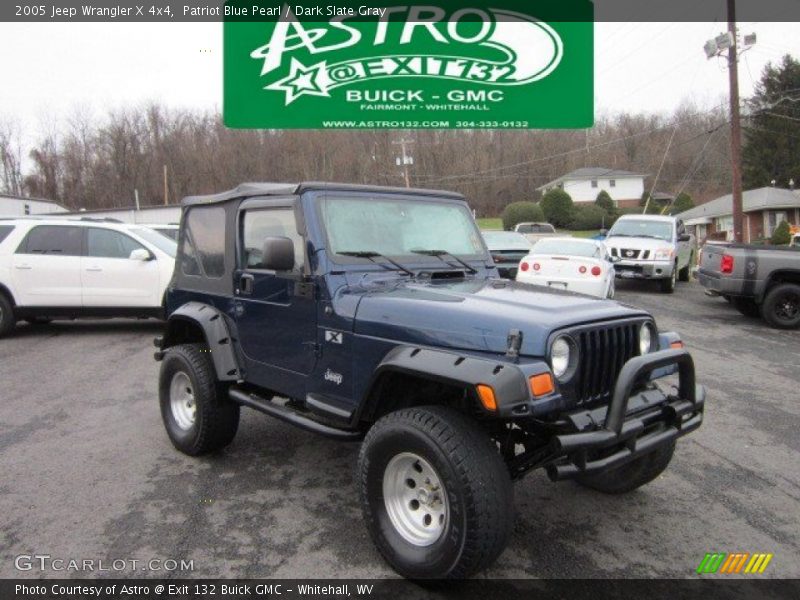 Patriot Blue Pearl / Dark Slate Gray 2005 Jeep Wrangler X 4x4