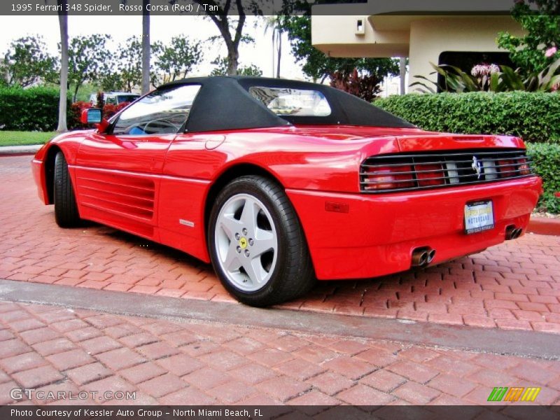 Rosso Corsa (Red) / Tan 1995 Ferrari 348 Spider