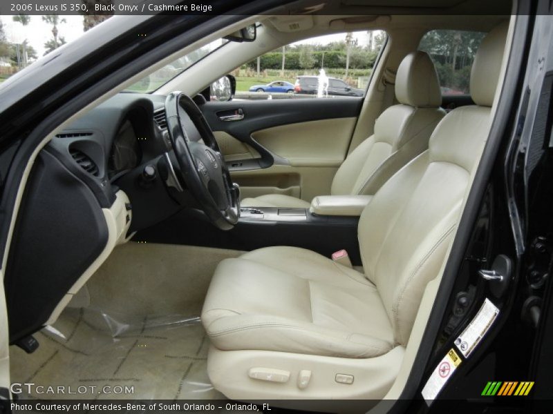Black Onyx / Cashmere Beige 2006 Lexus IS 350