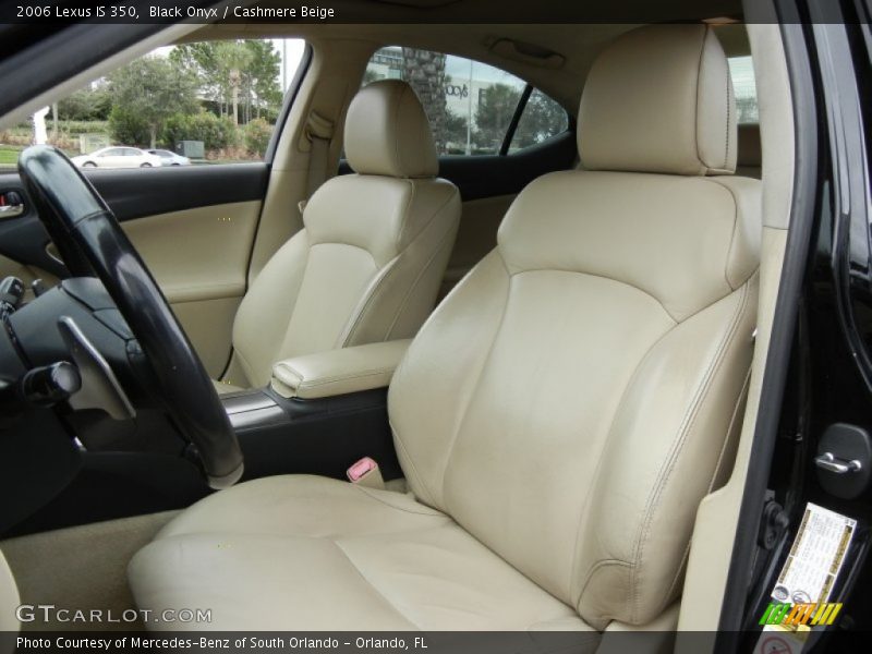 Black Onyx / Cashmere Beige 2006 Lexus IS 350