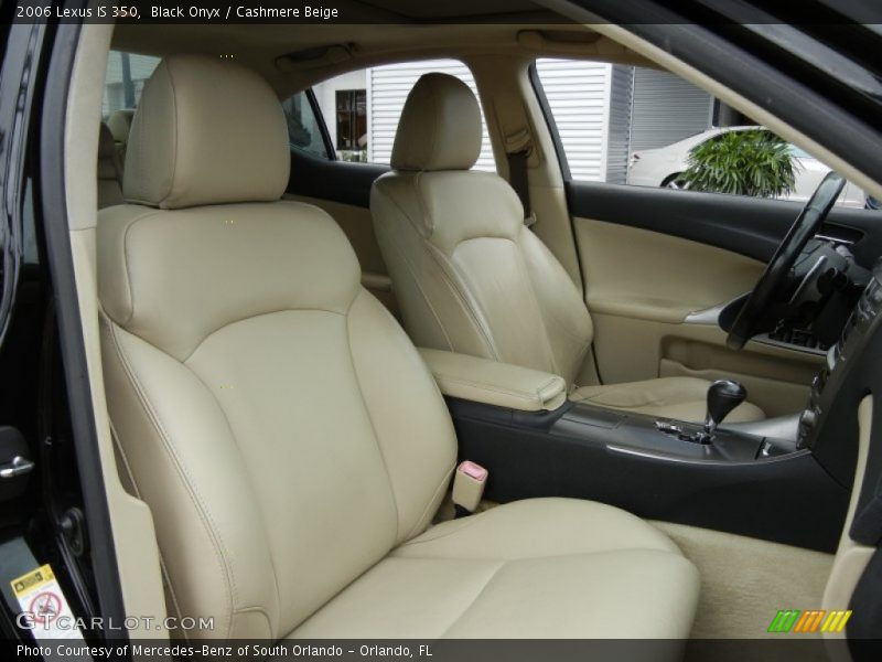 Black Onyx / Cashmere Beige 2006 Lexus IS 350