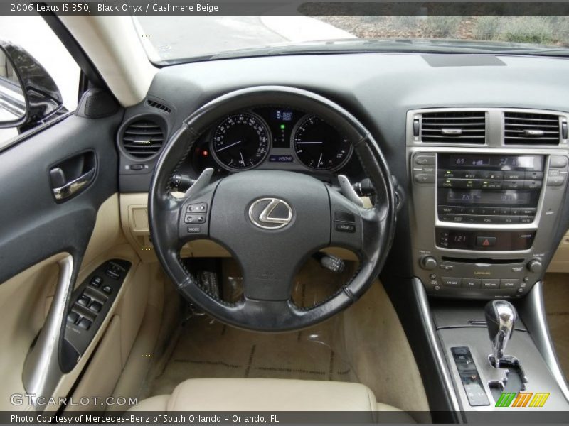 Black Onyx / Cashmere Beige 2006 Lexus IS 350