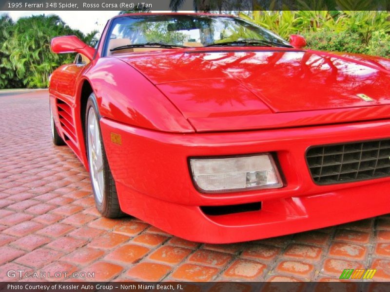 Rosso Corsa (Red) / Tan 1995 Ferrari 348 Spider