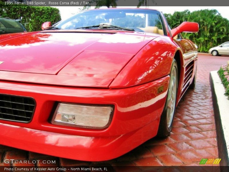 Rosso Corsa (Red) / Tan 1995 Ferrari 348 Spider