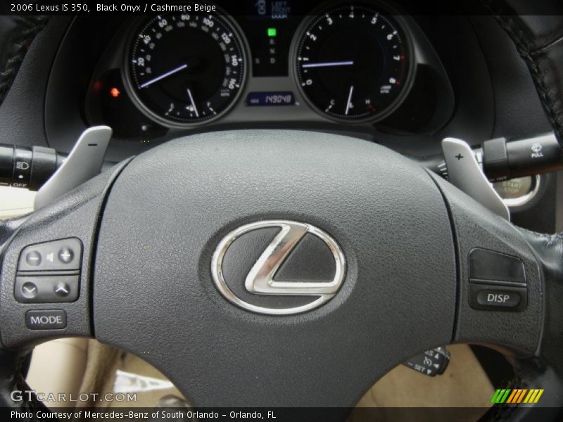 Black Onyx / Cashmere Beige 2006 Lexus IS 350