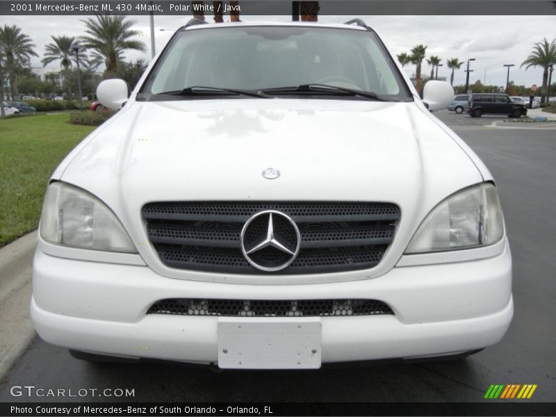 Polar White / Java 2001 Mercedes-Benz ML 430 4Matic