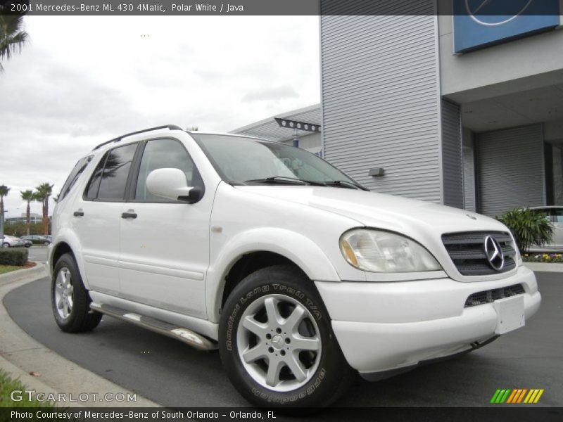 Polar White / Java 2001 Mercedes-Benz ML 430 4Matic