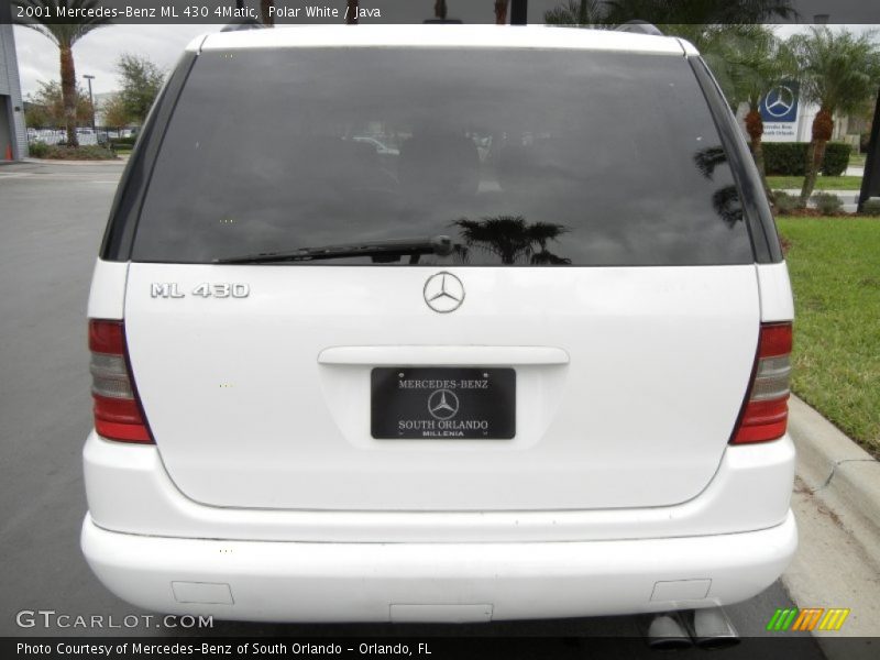 Polar White / Java 2001 Mercedes-Benz ML 430 4Matic