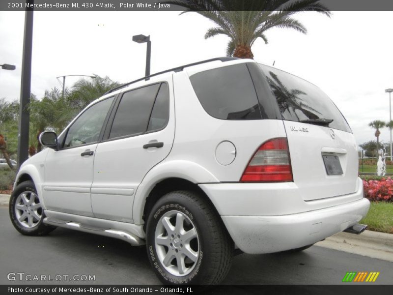 Polar White / Java 2001 Mercedes-Benz ML 430 4Matic
