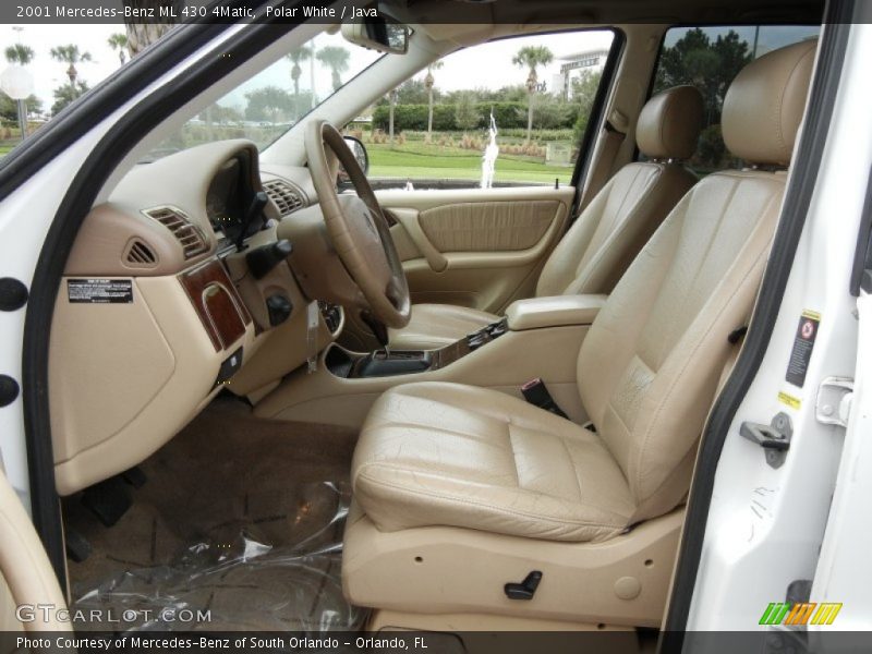  2001 ML 430 4Matic Java Interior