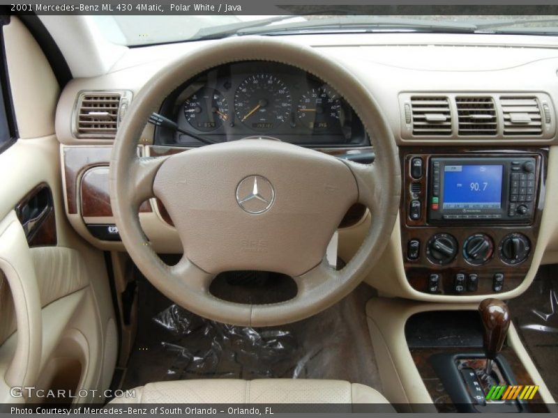 Polar White / Java 2001 Mercedes-Benz ML 430 4Matic