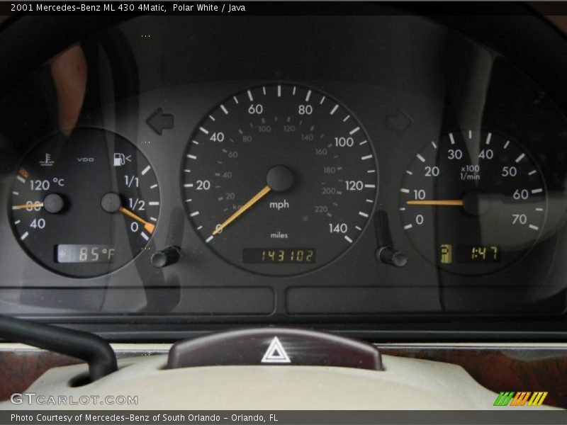  2001 ML 430 4Matic 430 4Matic Gauges