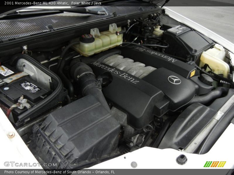  2001 ML 430 4Matic Engine - 4.3 Liter SOHC 24-Valve V8
