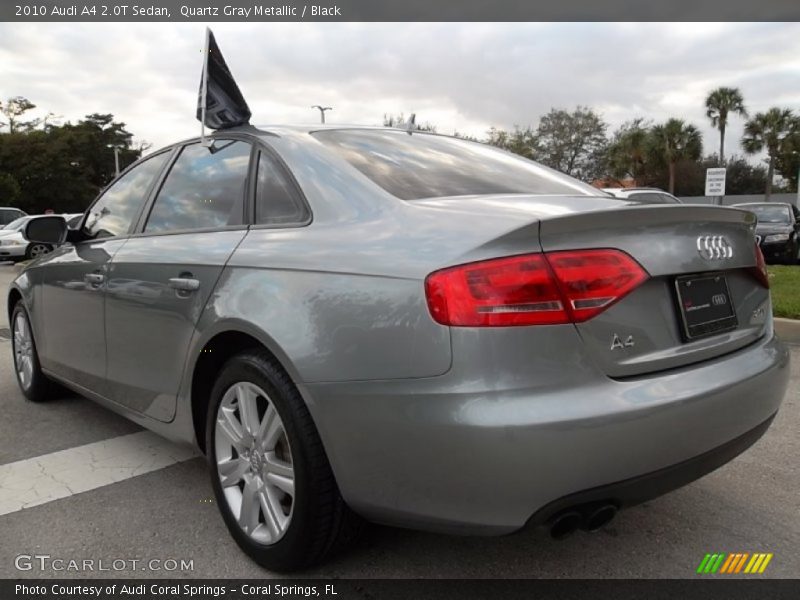 Quartz Gray Metallic / Black 2010 Audi A4 2.0T Sedan