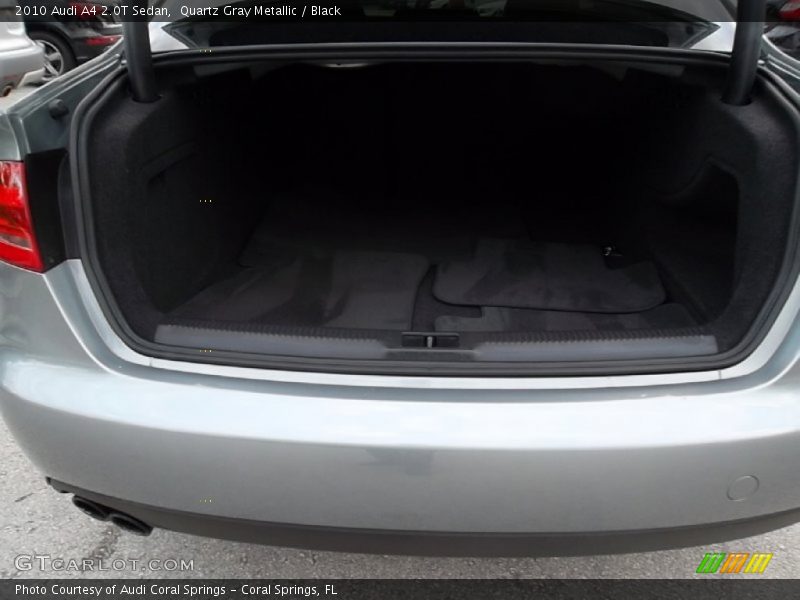 Quartz Gray Metallic / Black 2010 Audi A4 2.0T Sedan