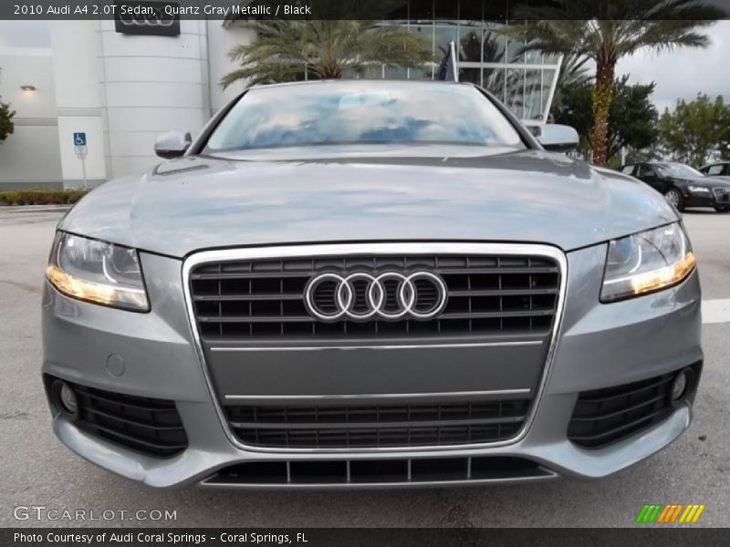 Quartz Gray Metallic / Black 2010 Audi A4 2.0T Sedan