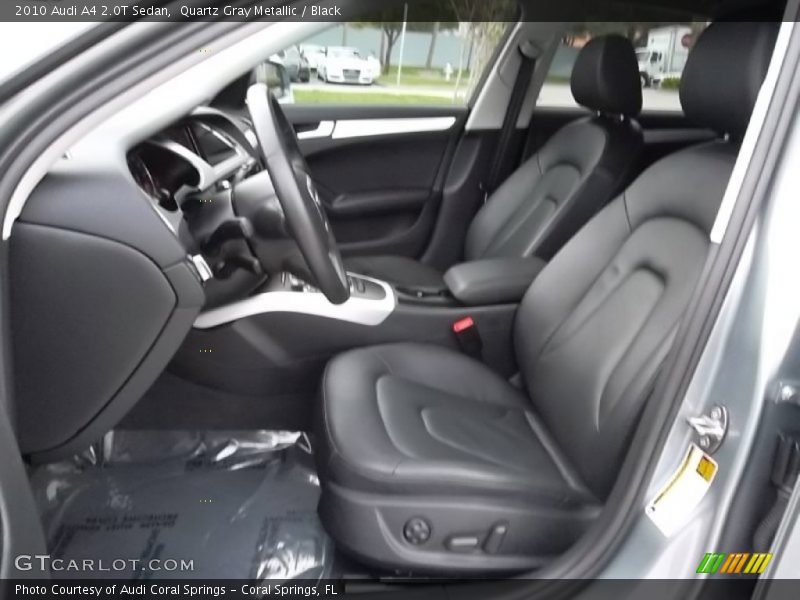 Quartz Gray Metallic / Black 2010 Audi A4 2.0T Sedan