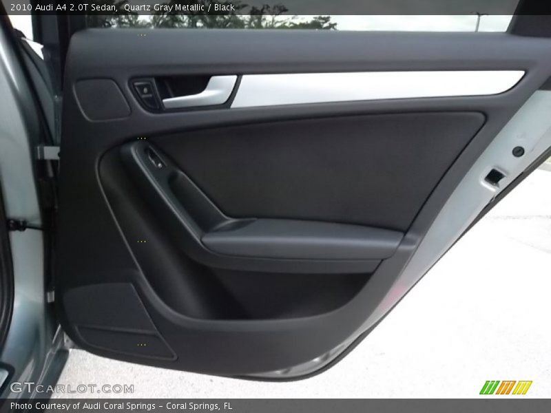 Quartz Gray Metallic / Black 2010 Audi A4 2.0T Sedan