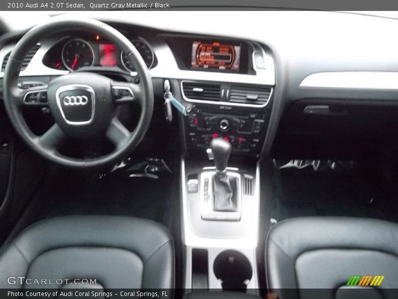 Quartz Gray Metallic / Black 2010 Audi A4 2.0T Sedan