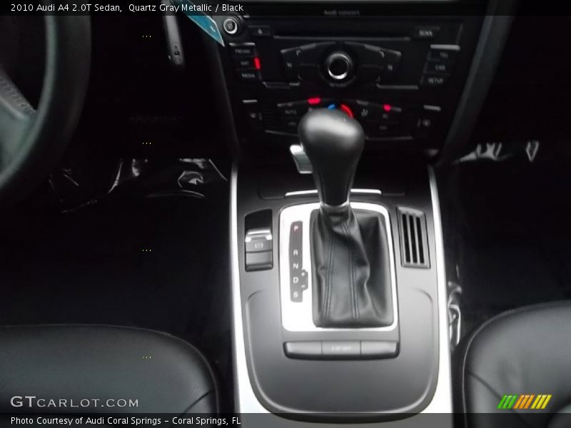 Quartz Gray Metallic / Black 2010 Audi A4 2.0T Sedan